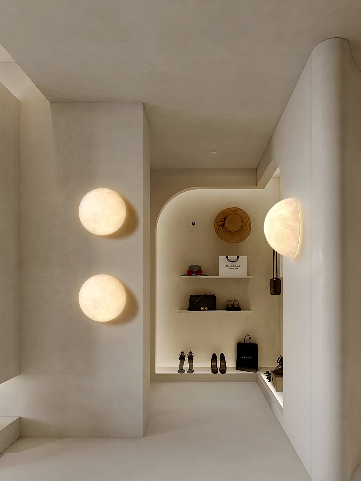 Moon 3D Wall Lamp - Lamp Outdoor