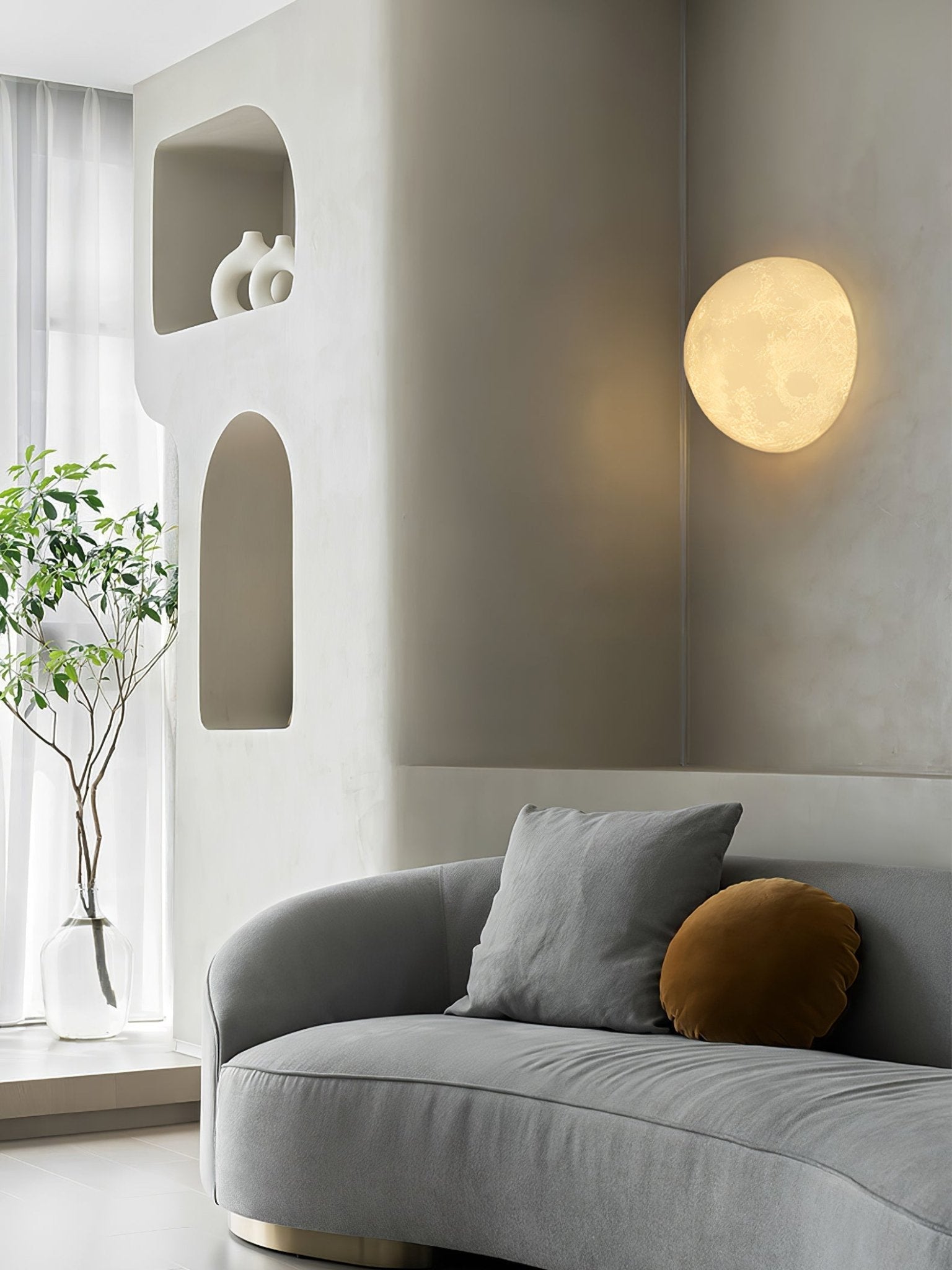 Moon 3D Wall Lamp - Lamp Outdoor