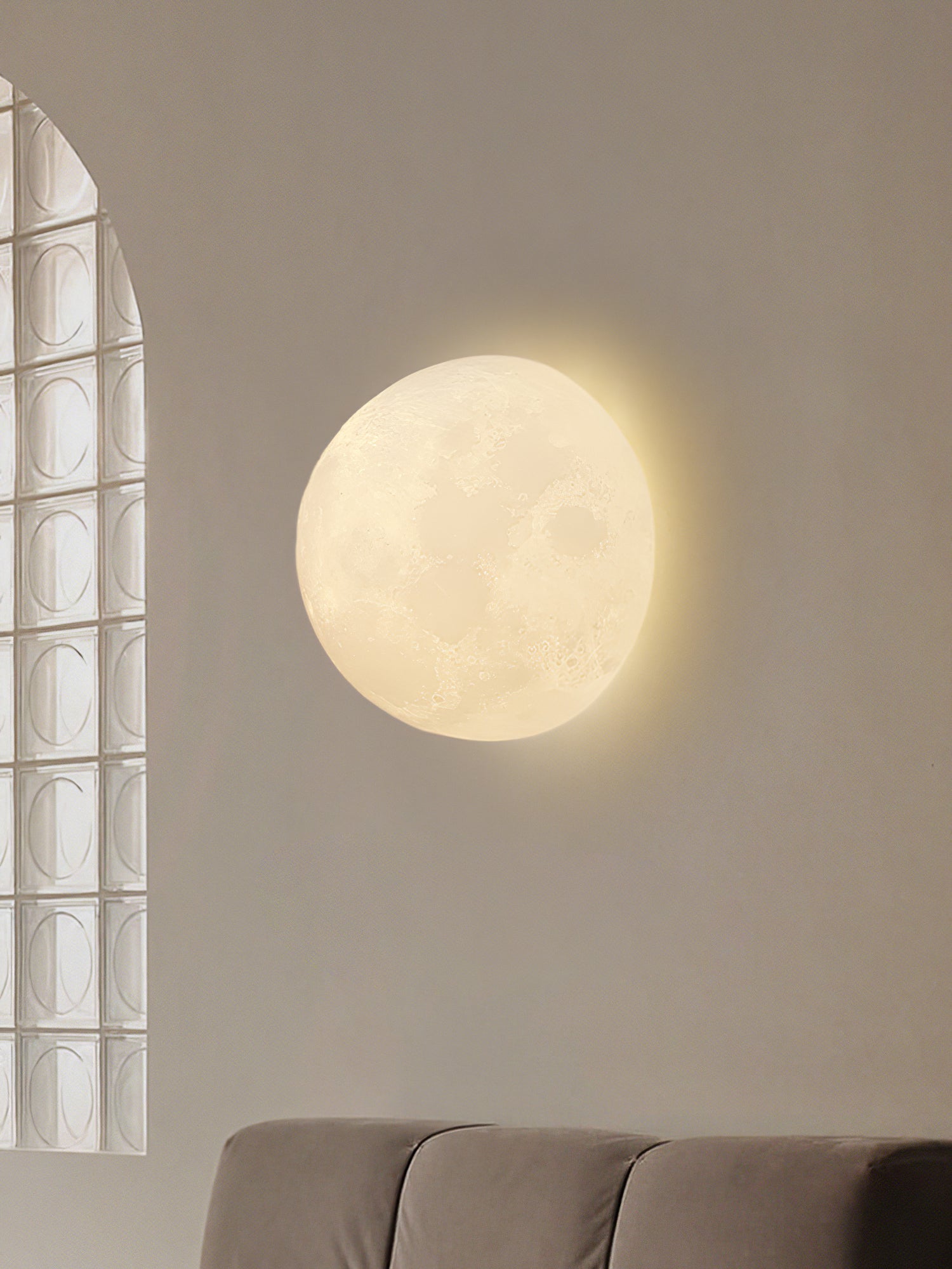 Moon 3D Wall Lamp - Lamp Outdoor