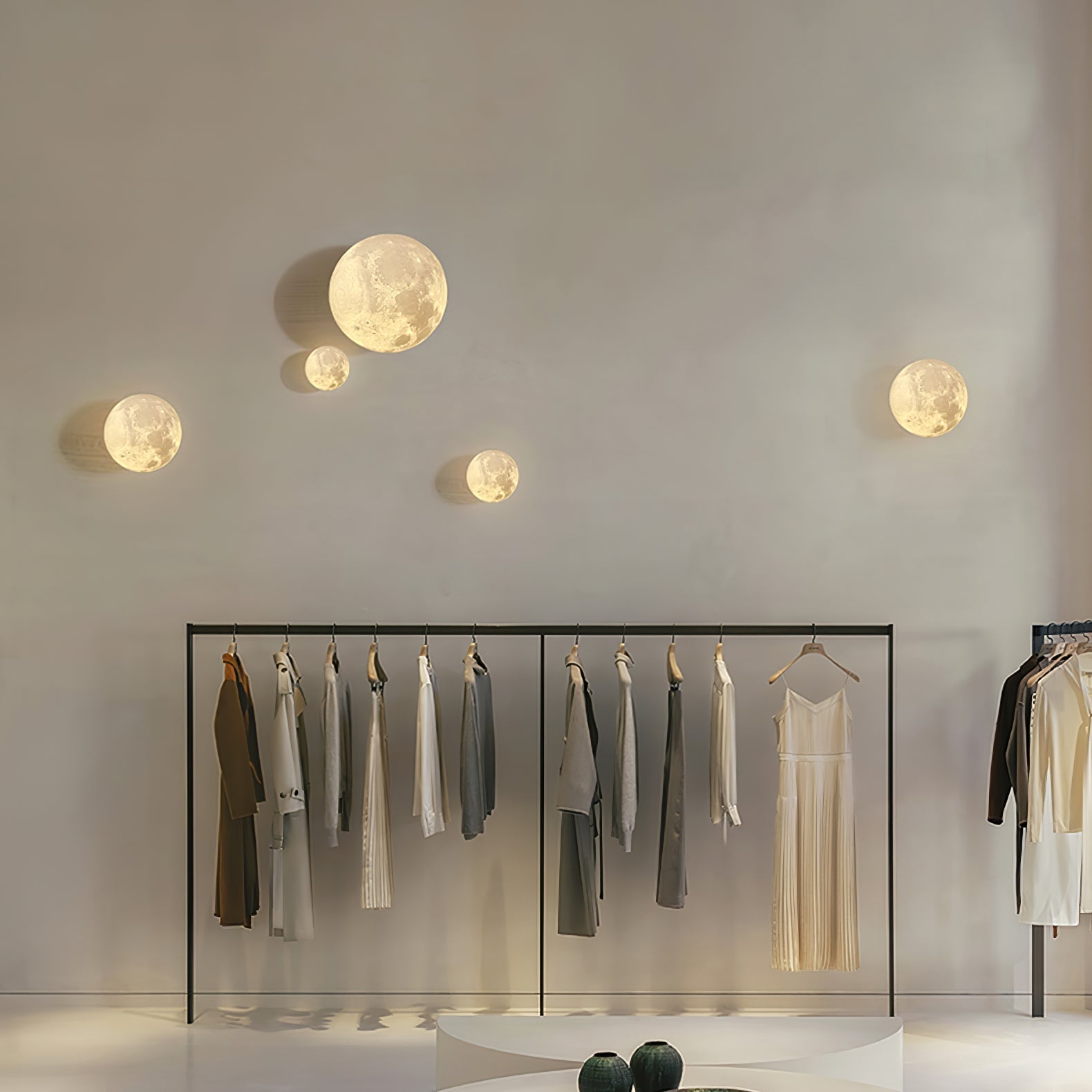 Moon 3D Wall Lamp - Lamp Outdoor
