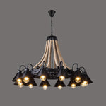 Aiden Industrial Metal Chandelier - Lamp Outdoor