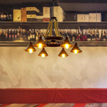 Aiden Industrial Metal Chandelier - Lamp Outdoor