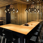 Aiden Industrial Metal Chandelier - Lamp Outdoor