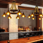 Aiden Industrial Metal Chandelier - Lamp Outdoor