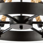 Aiden Industrial Metal Chandelier - Lamp Outdoor