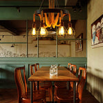 Hemp Rope Industrial Starfall Chandelier - Lamp Outdoor
