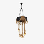Larry Industrial Metal Chandelier - Lamp Outdoor