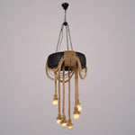 Larry Industrial Metal Chandelier - Lamp Outdoor