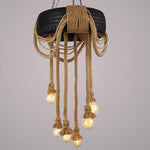 Larry Industrial Metal Chandelier - Lamp Outdoor