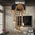Larry Industrial Metal Chandelier - Lamp Outdoor