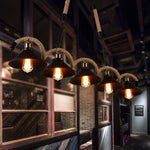 Hemp Rope Industrial Wave Chandelier - Lamp Outdoor