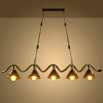 Hemp Rope Industrial Wave Chandelier - Lamp Outdoor