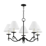 Aurora Chandelier Curved Arms Vintage - Lamp Outdoor
