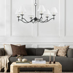 Aurora Chandelier Curved Arms Vintage - Lamp Outdoor