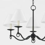 Aurora Chandelier Curved Arms Vintage - Lamp Outdoor