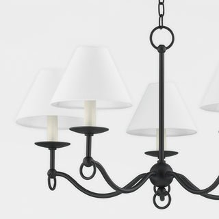 Aurora Chandelier Curved Arms Vintage - Lamp Outdoor