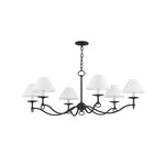 Aurora Chandelier Curved Arms Vintage - Lamp Outdoor
