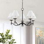 Aurora Chandelier Curved Arms Vintage - Lamp Outdoor