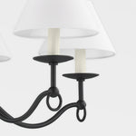 Aurora Chandelier Curved Arms Vintage - Lamp Outdoor