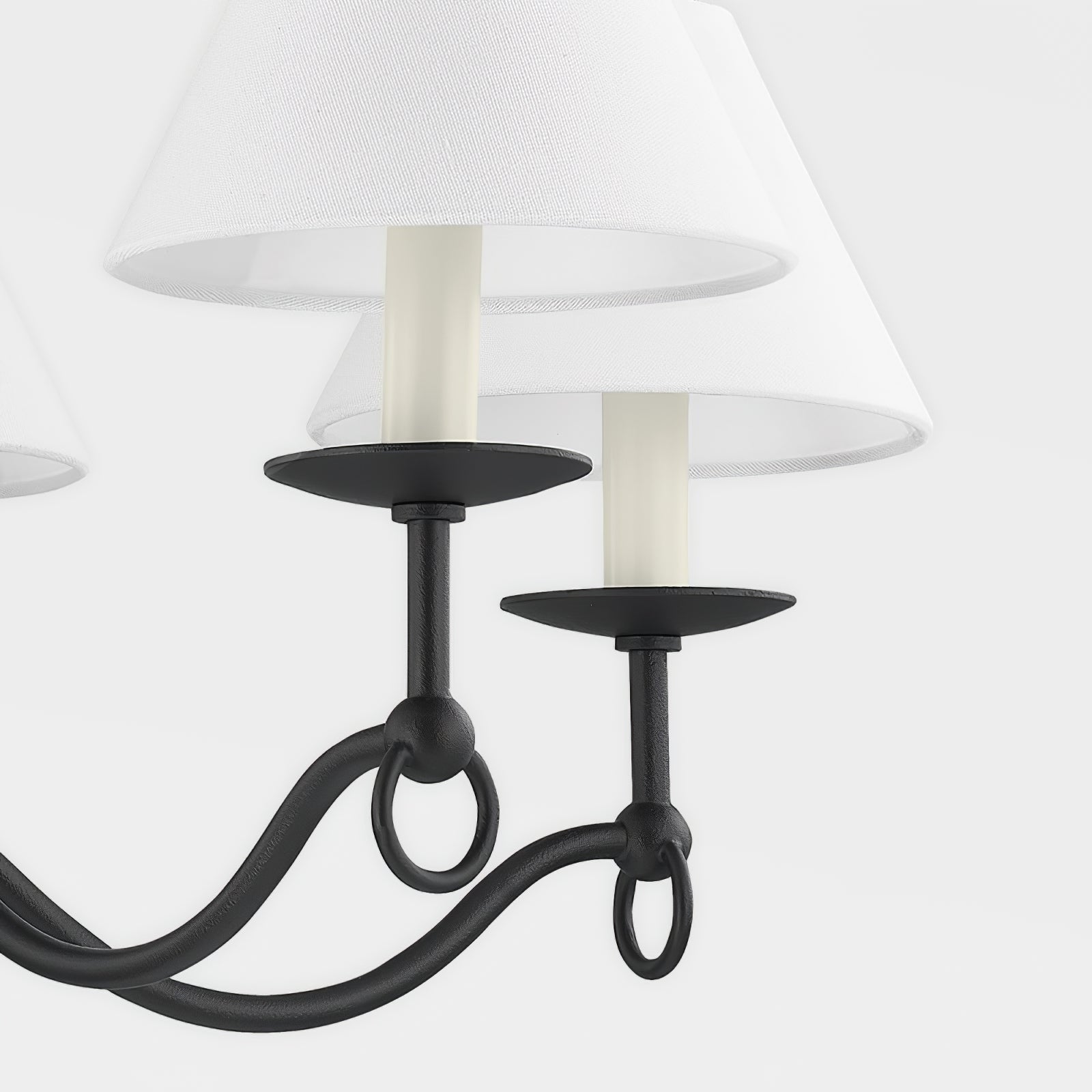 Aurora Chandelier Curved Arms Vintage - Lamp Outdoor