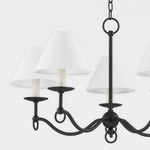 Aurora Chandelier Curved Arms Vintage - Lamp Outdoor