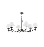 Aurora Chandelier Curved Arms Vintage - Lamp Outdoor