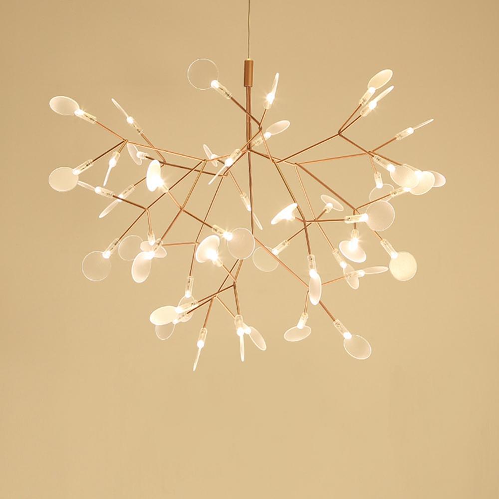 Rose Gold Firefly LED Chandelier - Lamp Outdoor