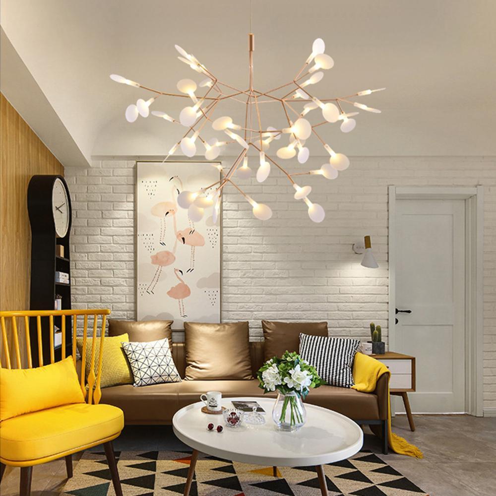 Rose Gold Firefly LED Chandelier - Lamp Outdoor