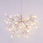Rose Gold Firefly LED Chandelier - Lamp Outdoor