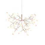 Rose Gold Firefly LED Chandelier - Lamp Outdoor