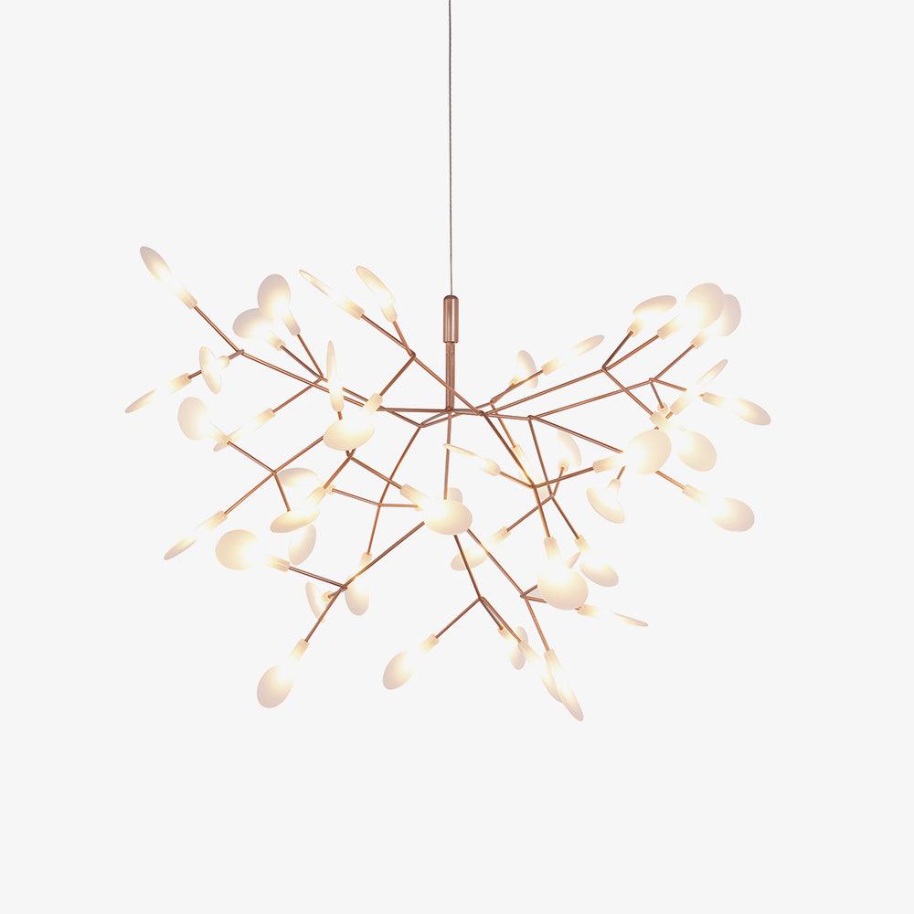 Rose Gold Firefly LED Chandelier - Lamp Outdoor