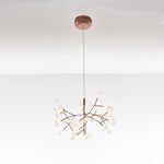 Rose Gold Firefly LED Chandelier - Lamp Outdoor