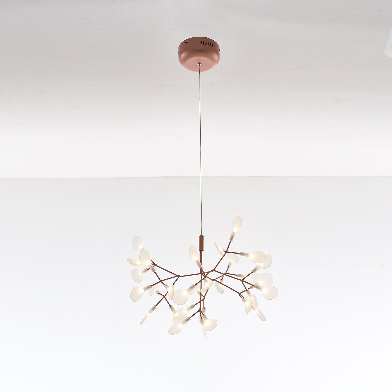 Rose Gold Firefly LED Chandelier - Lamp Outdoor