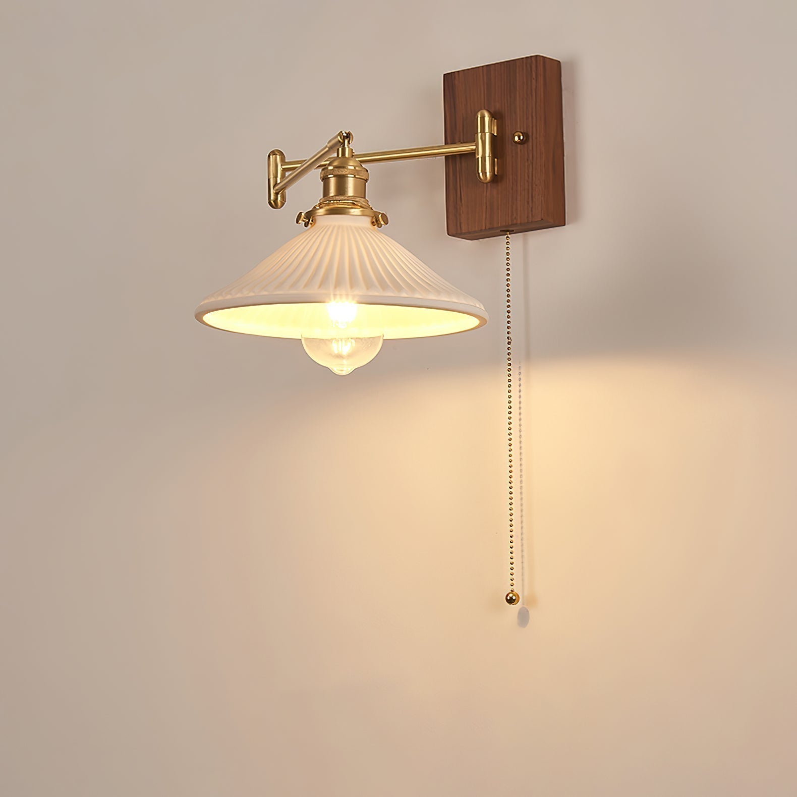 Heritage Walnut Wall Lamp - Lamp Outdoor