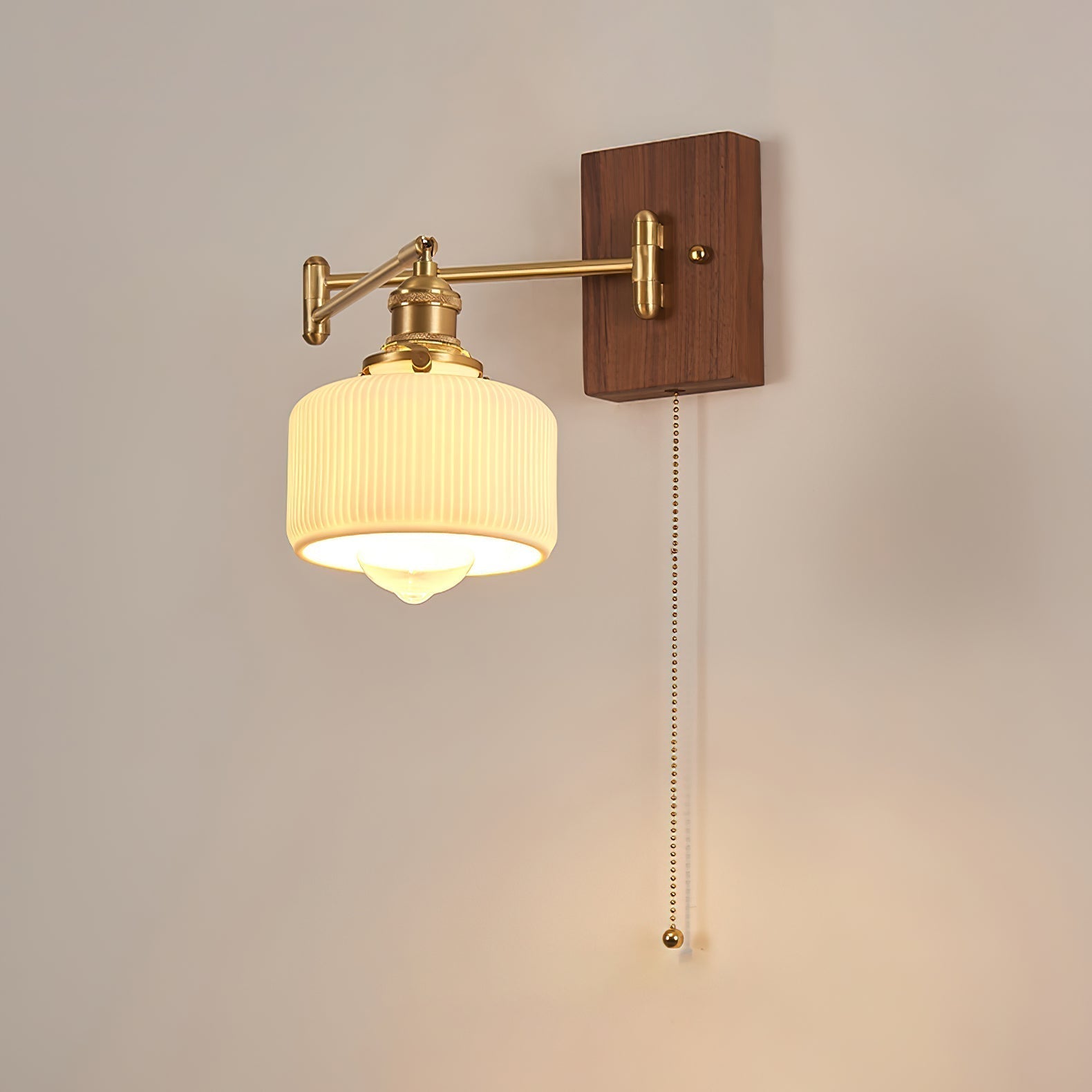 Heritage Walnut Wall Lamp - Lamp Outdoor