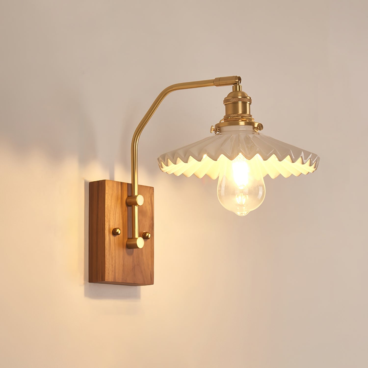 Heritage Walnut Wall Lamp - Lamp Outdoor