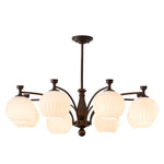 Aurora Chandelier Orb Frosted Vintage - Lamp Outdoor