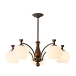 Aurora Chandelier Orb Frosted Vintage - Lamp Outdoor