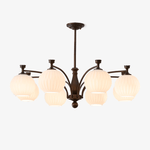 Aurora Chandelier Orb Frosted Vintage - Lamp Outdoor