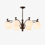 Aurora Chandelier Orb Frosted Vintage - Lamp Outdoor