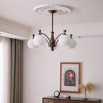 Aurora Chandelier Orb Frosted Vintage - Lamp Outdoor