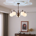 Aurora Chandelier Orb Frosted Vintage - Lamp Outdoor