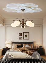 Aurora Chandelier Orb Frosted Vintage - Lamp Outdoor