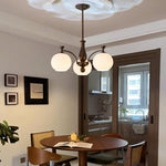 Aurora Chandelier Orb Frosted Vintage - Lamp Outdoor