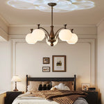 Aurora Chandelier Orb Frosted Vintage - Lamp Outdoor