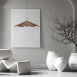 Zevarus Nordic Art Wabi-Sabi Metal Wood Pendant Light - Lamp Outdoor