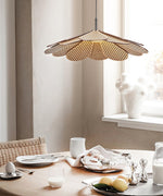 Zevarus Nordic Art Wabi-Sabi Metal Wood Pendant Light - Lamp Outdoor