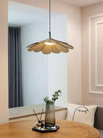 Zevarus Nordic Art Wabi-Sabi Metal Wood Pendant Light - Lamp Outdoor