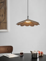 Zevarus Nordic Art Wabi-Sabi Metal Wood Pendant Light - Lamp Outdoor