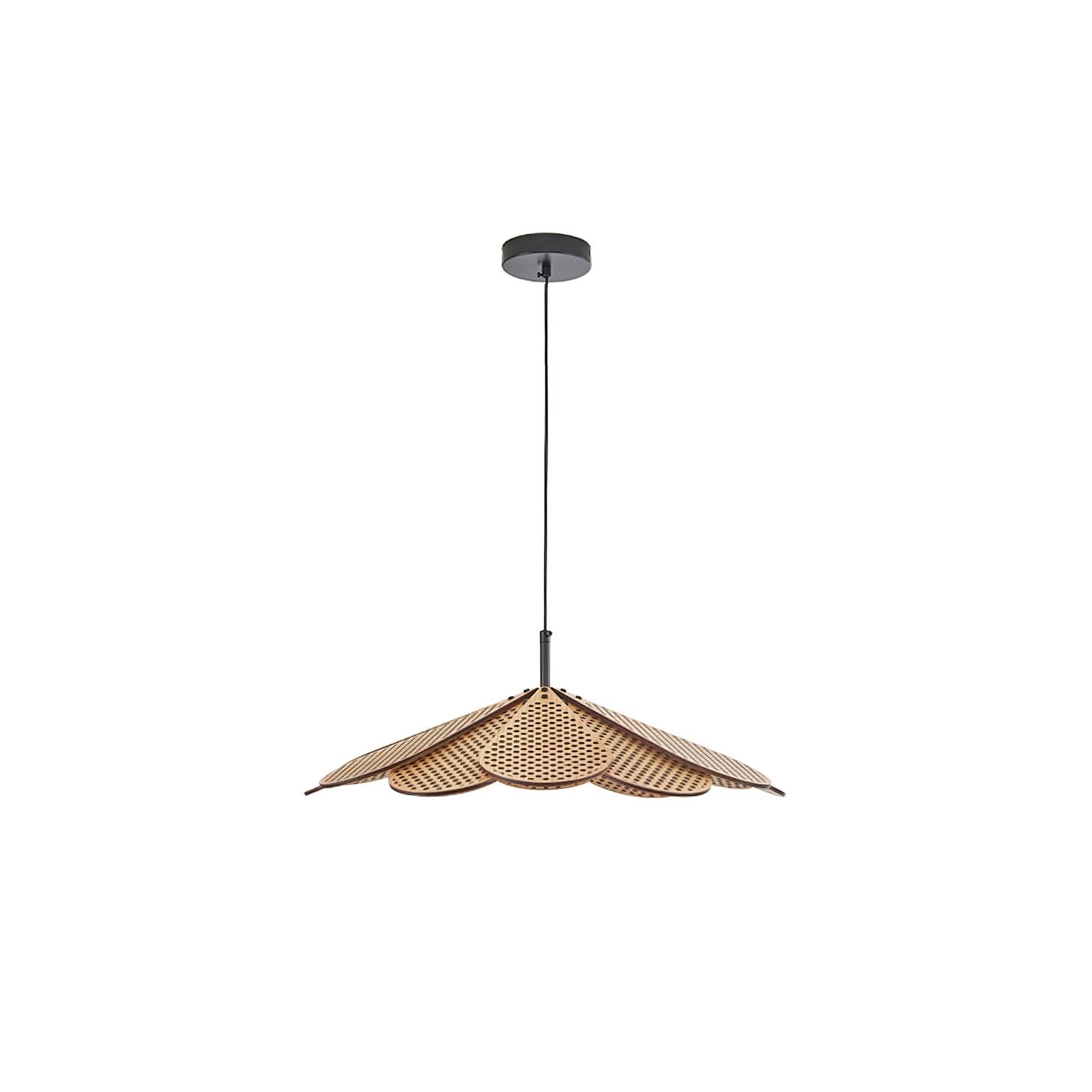 Zevarus Nordic Art Wabi-Sabi Metal Wood Pendant Light - Lamp Outdoor